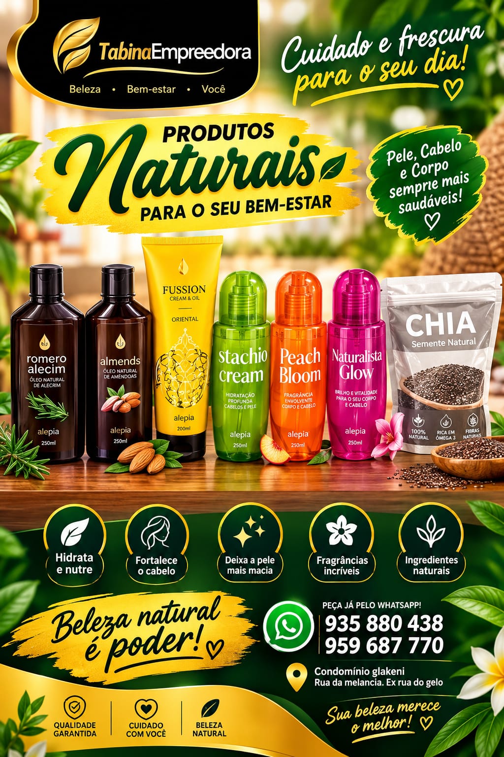 Cosméticos — beleza e cuidado