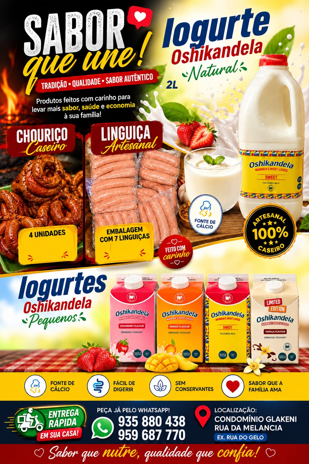 Produtos da Namíbia e outros